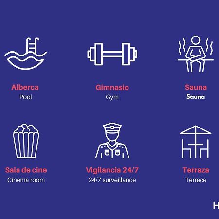Centric Alure Apartments Мехико Экстерьер фото